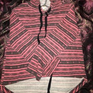 Crop top hoodie size S